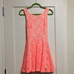 Vibrant coral Guess dress